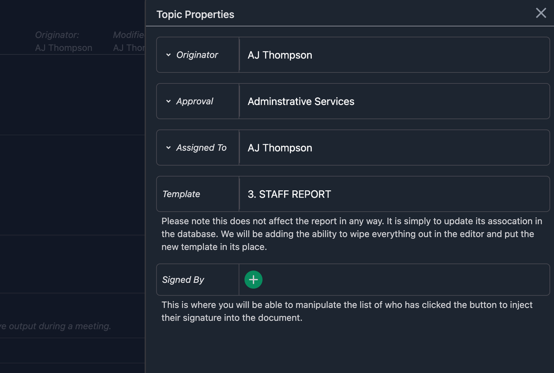 Data Variable Insertion
